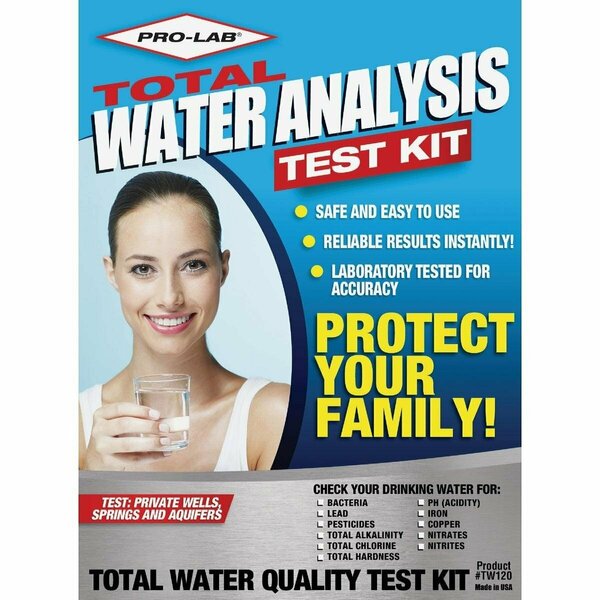 Pro Lab Instant Results Total Water Quality Test Kit TW120